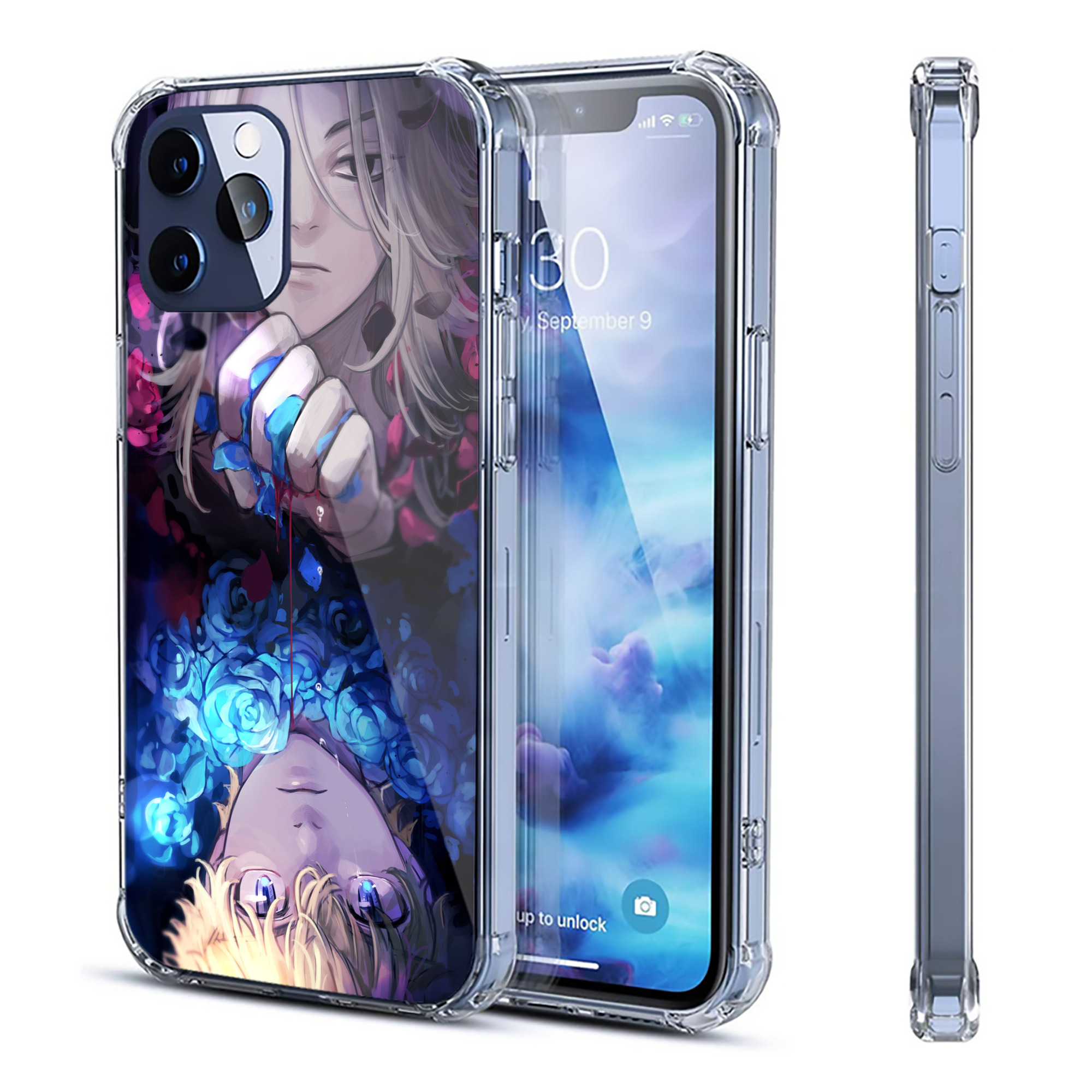 （画像用） 東京リベンジャーズ Tokyo Revengers 【iPhone 12シリーズ対応】透明スマホケース（クリアソフトケース）